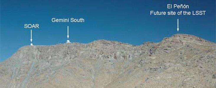Future site of the LSST