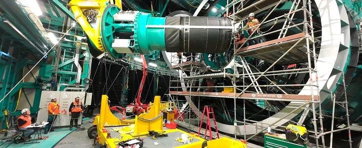 Película rápida de la instalación de la Cámara LSST