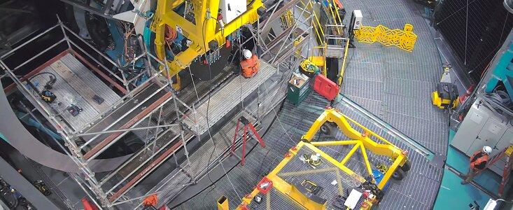 Película rápida de la instalación de la Cámara LSST